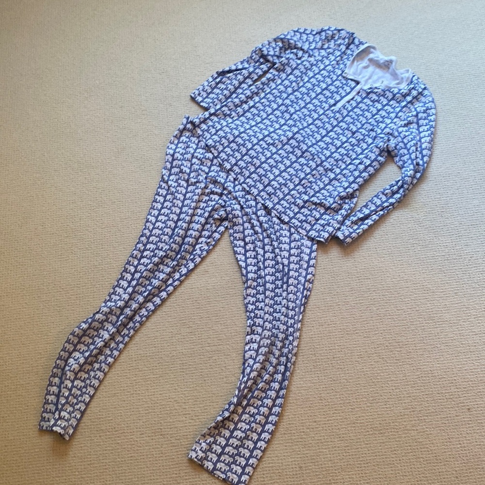 Preppy Blue Roller rabbits.Size Small